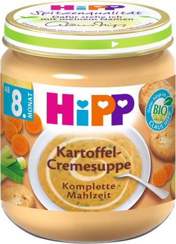 6x HiPP BIO Krémová polévka - bramborová se zeleninou 200g, od uk. 7. měsíce - obrázek 1