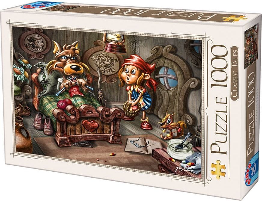 D-Toys Puzzle 1000 dílků Biro Donat: Little Red Riding Hood - obrázek 1