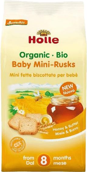 2x HOLLE Dětské špaldové mini suchary, 100 g - obrázek 2