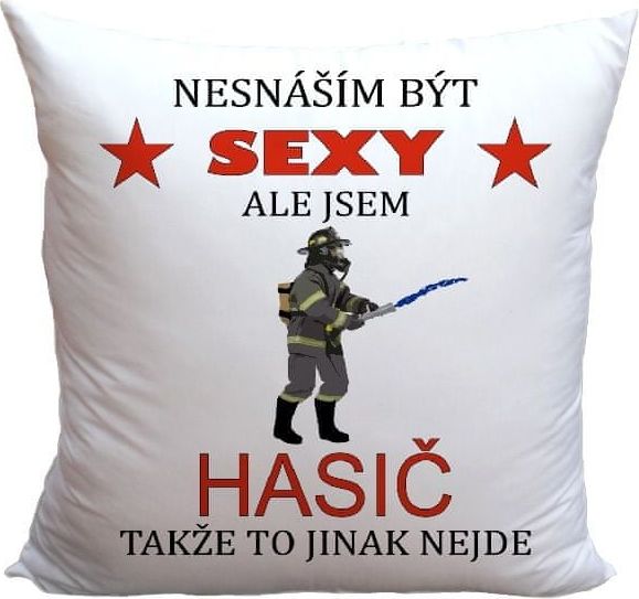 IMPAR SUBLIMACE Polštář Sexy hasič - obrázek 1