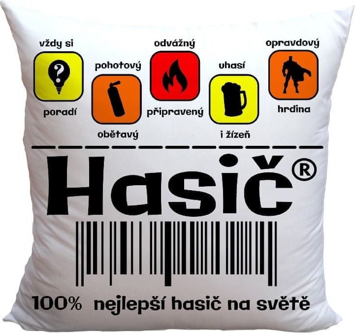 IMPAR SUBLIMACE Polštářek Hasič 100% - obrázek 1