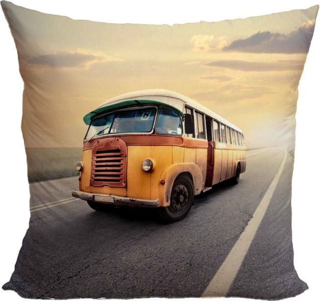 IMPAR SUBLIMACE Polštář Retro autobus - obrázek 1