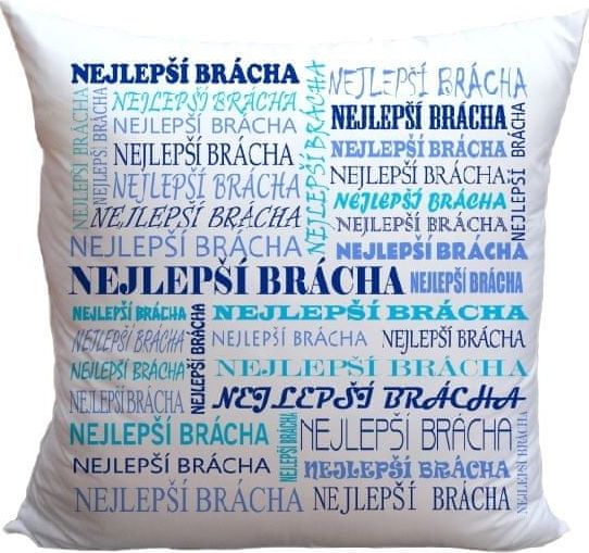 IMPAR SUBLIMACE Polštář Nejlepší brácha - obrázek 1