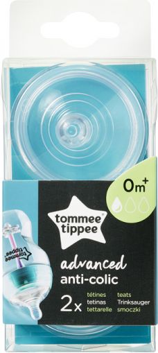 TOMME TIPPEE Náhradní savička Advanced Anti-Colic Slow Flow 2 ks, (0m+) - obrázek 2