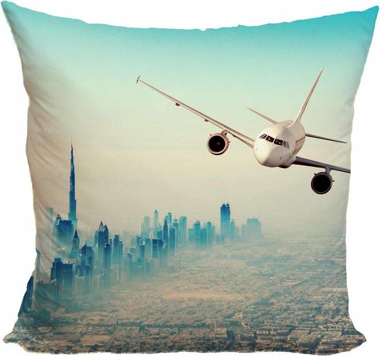 IMPAR SUBLIMACE Polštář Letadlo Dubai - obrázek 1