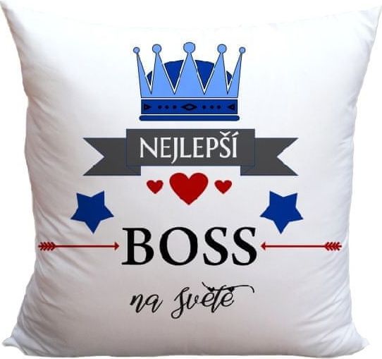 IMPAR SUBLIMACE Polštář Nejlepší boss - obrázek 1
