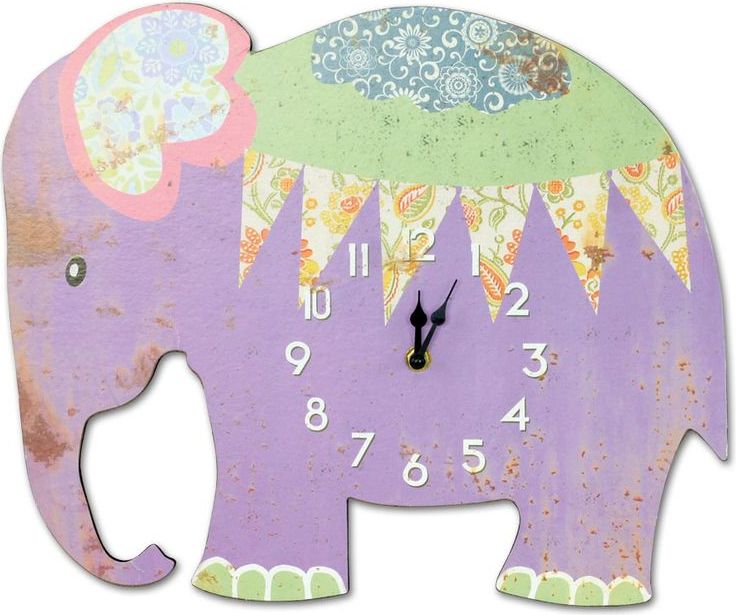 Dalenor Nástěnné hodiny Elephant, 38 cm - obrázek 1