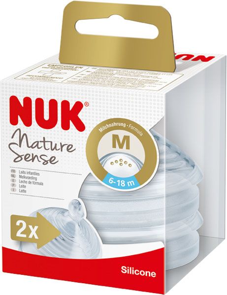 NUK Savička Nature Sense V2, M, 2ks - obrázek 1