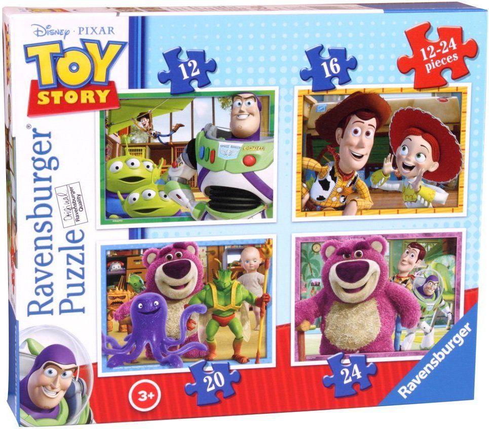Ravensburger 4 Jigsaw Puzzles - Toy Story - obrázek 1