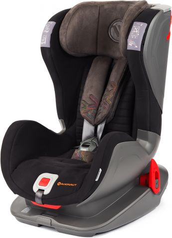Avionaut Autosedačka ISOFIX GLIDER 2 SOFTY (9-25) 2018 černá / šedá - obrázek 2