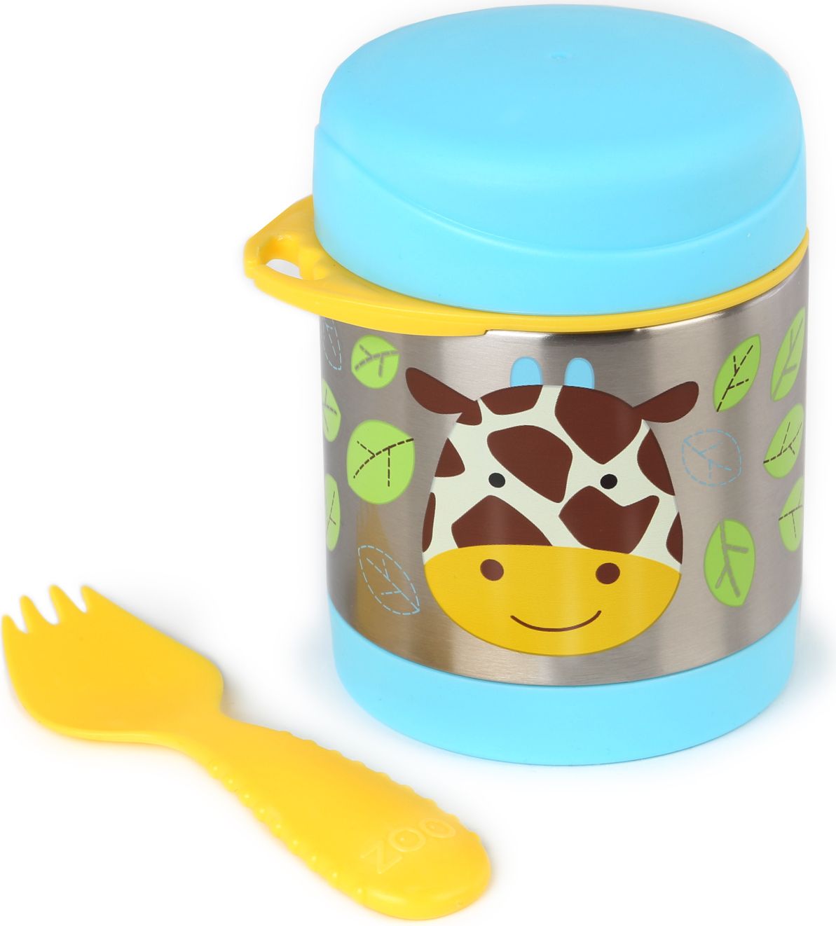 SKIP HOP Zoo Termoska na jídlo s vidličkou Žirafa - obrázek 2