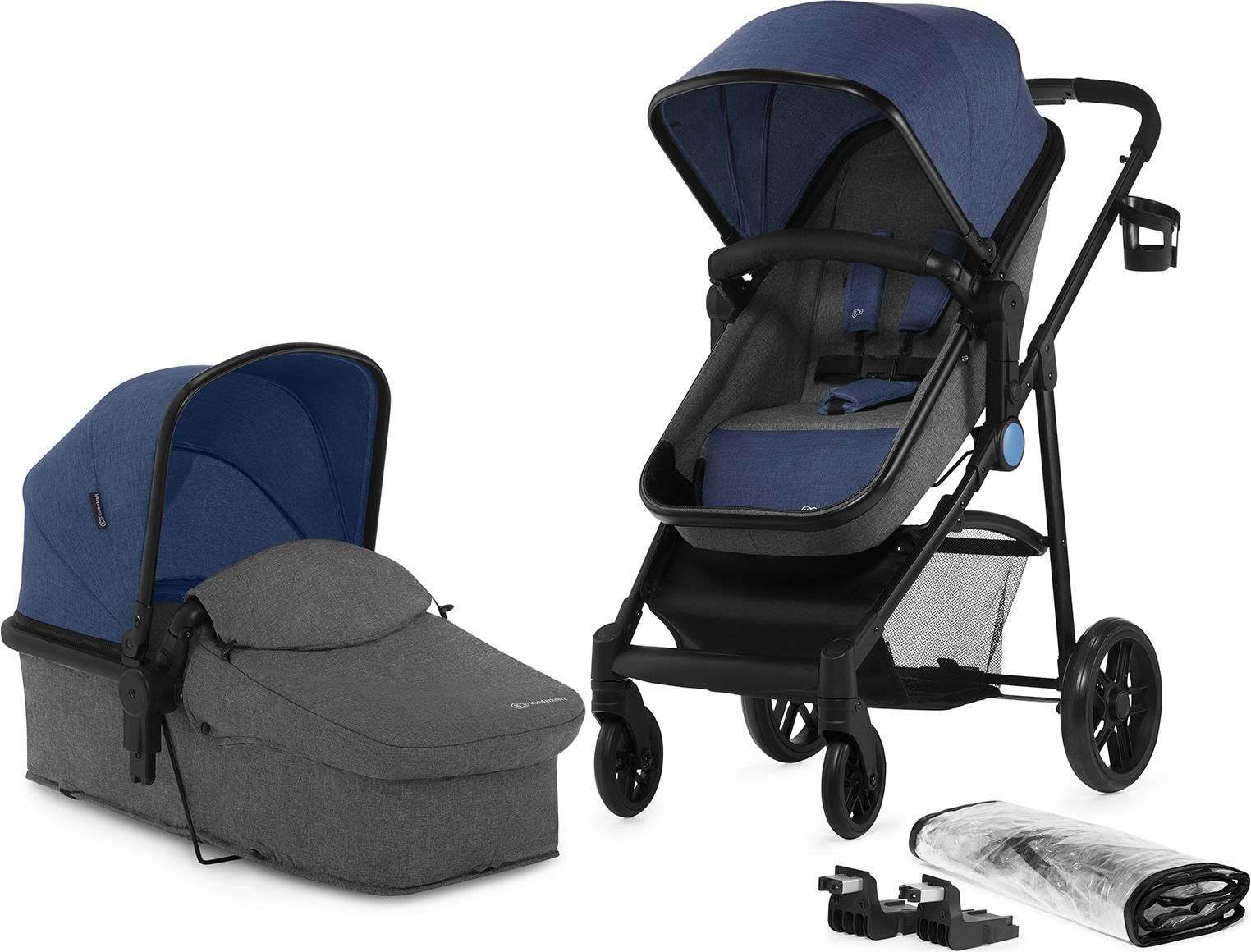 KINDERKRAFT Kočárek kombinovaný Juli 2v1 Denim 2019 - obrázek 1