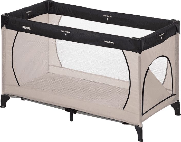 HAUCK Cestovní postýlka Dream N Play Plus beige/grey 2018 - obrázek 1