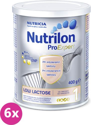 6x NUTRILON 1 ProExpert Low Lactose (400g) - obrázek 1