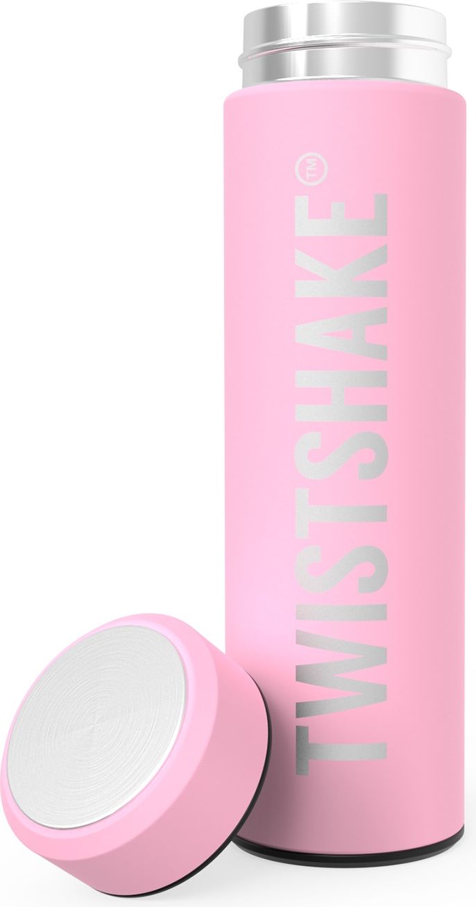 Twistshake Termoska Hot or Cold 420ml Pastelově růžová - obrázek 2