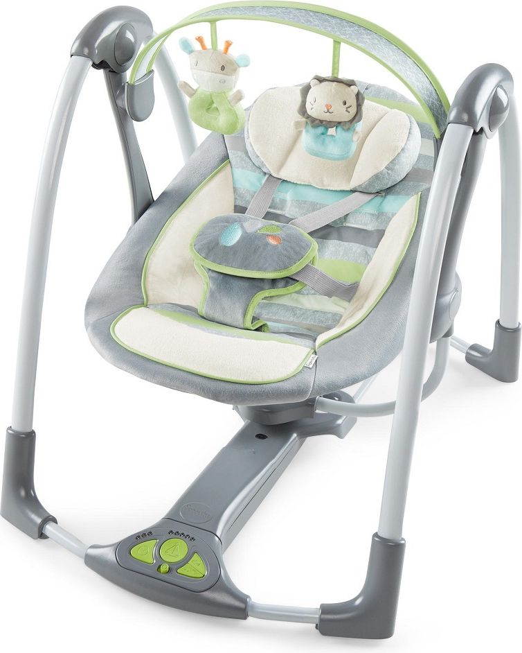 INGENUITY Houpačka s adaptérem s melodií Vesper 0m+ do 9kg, 2019 - obrázek 1