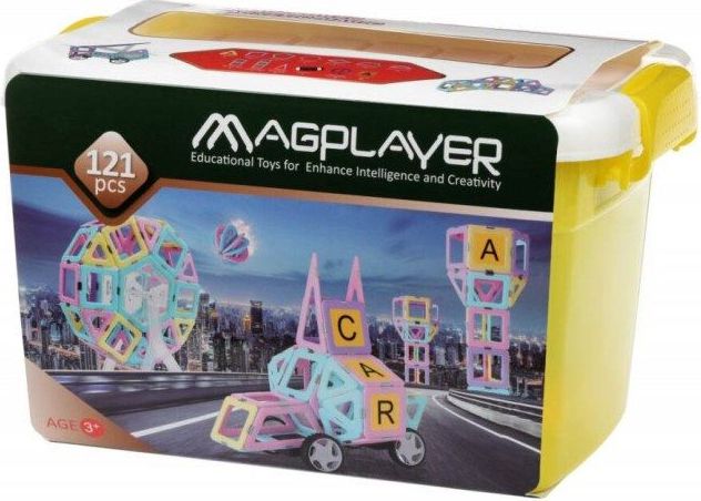 MAGPLAYER Magplayer magnetická stavebnice 121 ks - obrázek 1