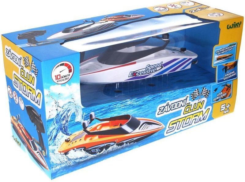 WIKY Závodní člun STORM RC 2,4 GHz - obrázek 4