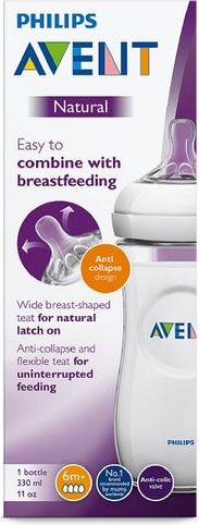 Avent Láhev Anticolic 1 ks bílá 330 ml - obrázek 2
