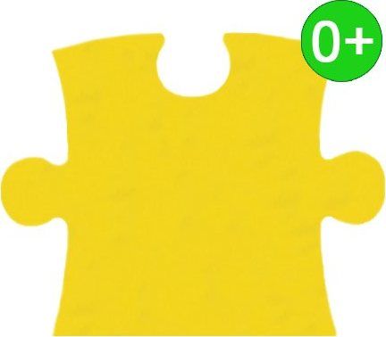 MALÝ GÉNIUS Okrajový díl KLASIK B silný 0+ (žlutý) - obrázek 1