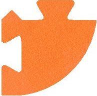 MALÝ GÉNIUS Rohový dílek 8mm (oranžový) - obrázek 1