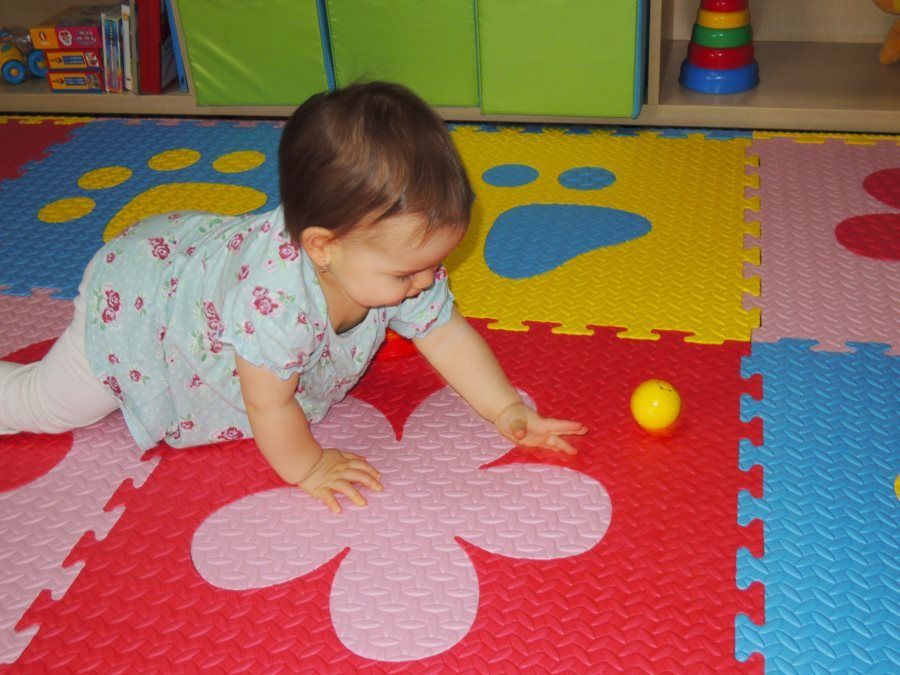 Pěnový BABY koberec - modrá,žlutá 1 díl - obrázek 3