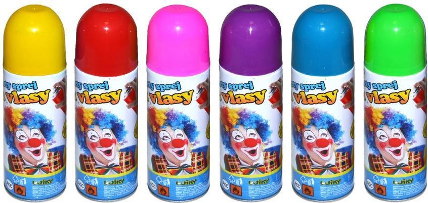 Wiky Wiky Barevný sprej na paruky 140ml - obrázek 3