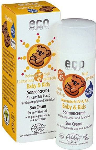 Eco Cosmetics Baby Dětský opalovací krém SPF 45 BIO 50 ml - obrázek 1