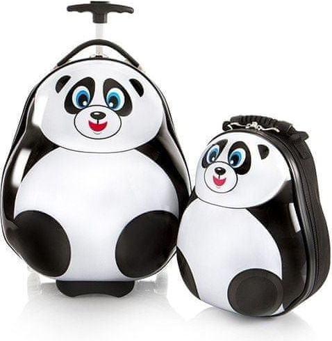 Heys Sada batohu a kabinového kufru Travel Tots Lightweight Kids Panda - obrázek 1