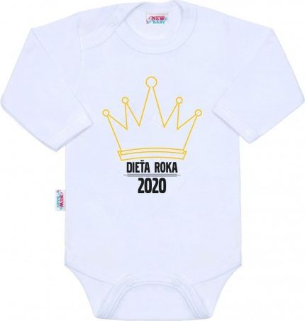 Body s potiskem New Baby Dieťa roka 2020, Bílá, 62 (3-6m) - obrázek 1