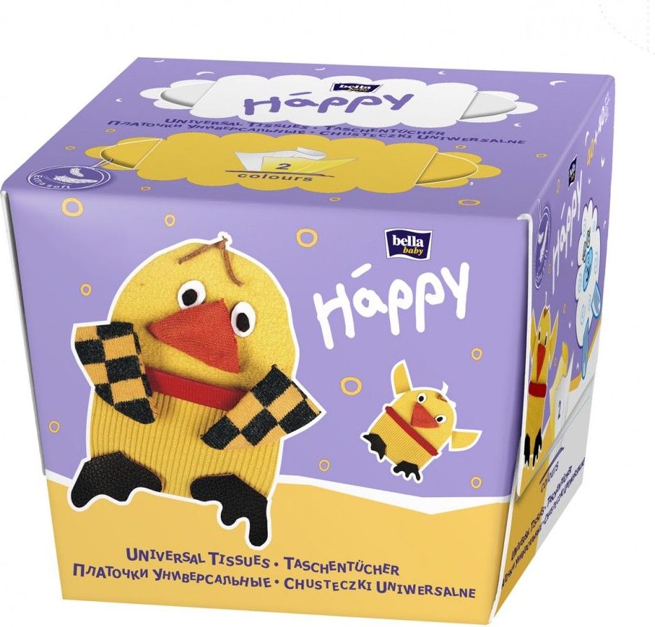 Dětské papírové kapesníky mix 80 ks Bella Baby - obrázek 2