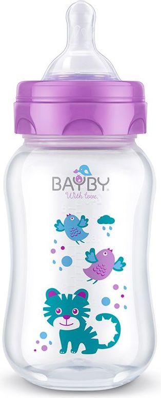 Bayby Kojenecká láhev 250 ml fialová - obrázek 1