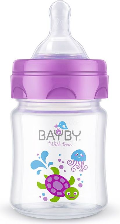 Bayby láhev fialová 120ml - obrázek 1