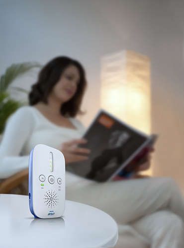 AVENT Dětská digitální chůvička SCD 501 - bílá - obrázek 2