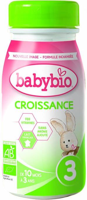 Kojenecké mléko 25 cl Babybio Croissance - obrázek 1