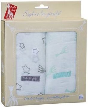 Vulli Set 2 plenek žirafa Sophie - větší verze 120 x 120cm - obrázek 2