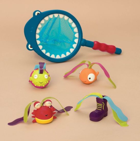 Podběrák s hračkami na potápění B-Toys Žralok Finley - obrázek 1