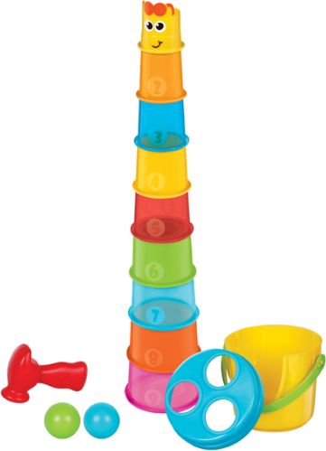 Maxis stohovací kelímky B-Kids Žirafka - obrázek 1