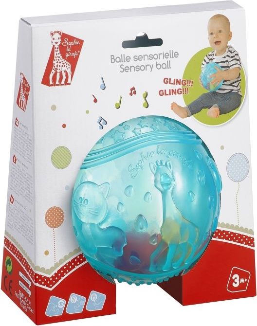 Vulli Senzorický míč žirafa Sophie průměr 12 cm - obrázek 1