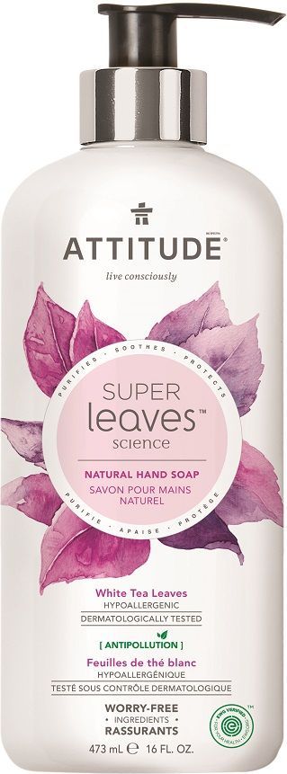 Přírodní tekuté mýdlo s detoxikačním účinkem 473 ml Attitude Super Leaves - obrázek 1