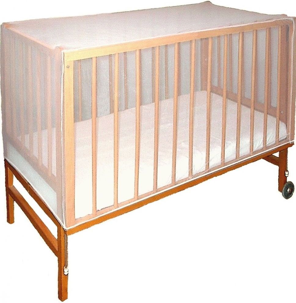 Síťka proti hmyzu na postýlku 120x60 cm Emitex Bílá 2018 - obrázek 1
