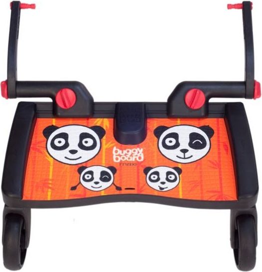 Lascal BUGGY BOARD MAXI - Panda -oranžový - závěsné stupátko - obrázek 1