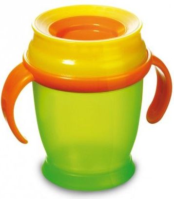 Lovi hrníček 360 MINI 210ml s úchyty bez BPA Zelený doprodej - obrázek 1