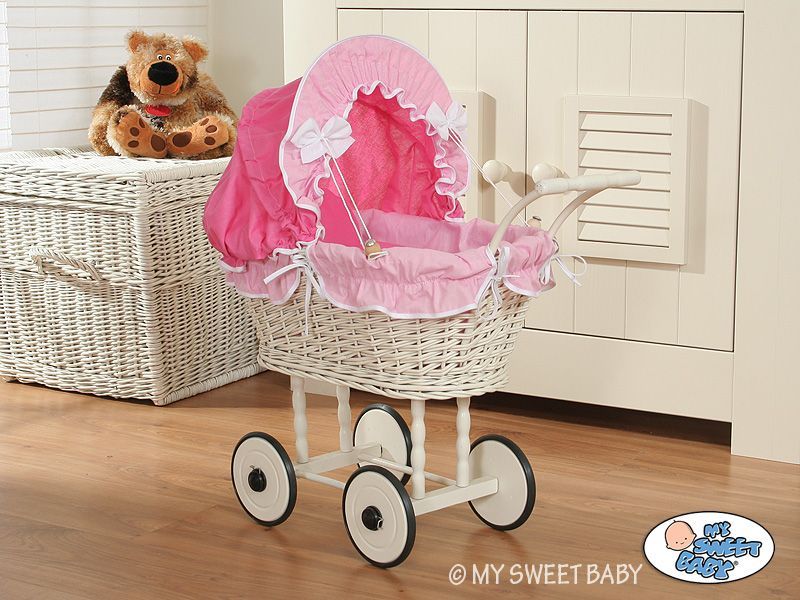 My Sweet Baby proutěný kočárek pro panenku 2 - obrázek 1