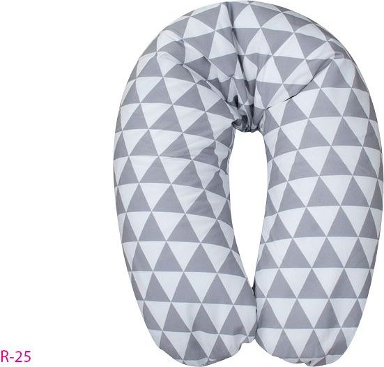 Baby Matex RELAX kojící polštář bavlna 190 cm Trojúhelníky R25 - obrázek 1