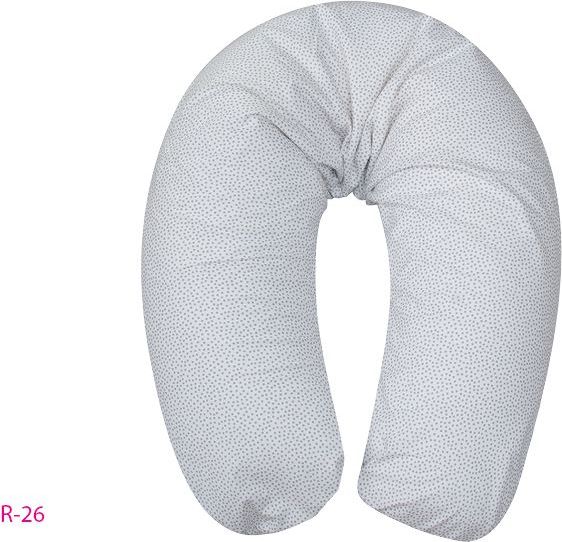 Baby Matex RELAX kojící polštář bavlna 190 cm Šedé tečky R-26 - obrázek 1