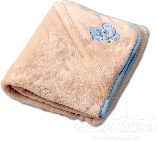Baby Matex Koala deka do autosedačky Béžová + modrá - obrázek 1