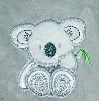 Baby Matex deka do autosedačky KOALA ŠEDÁ - obrázek 1