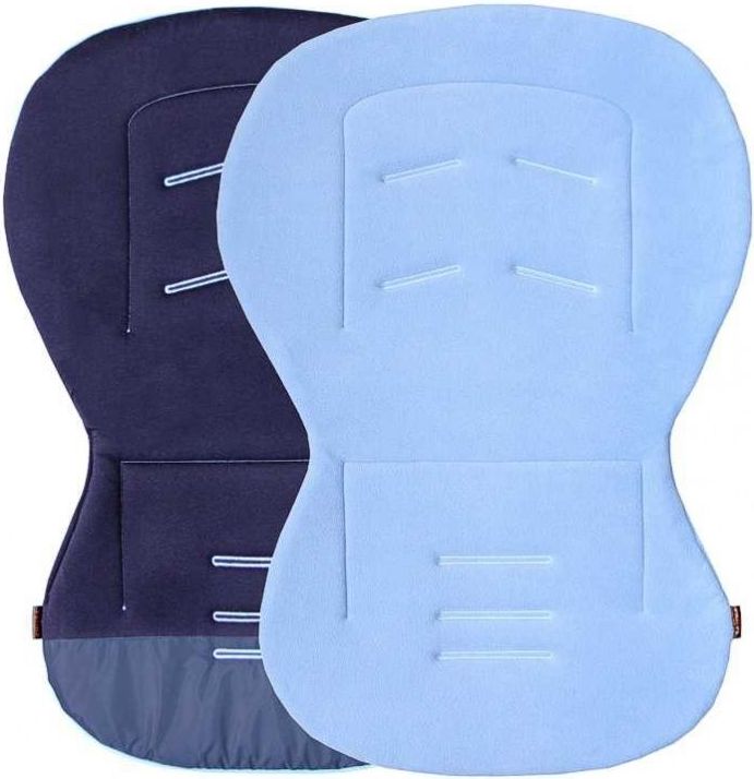 Unipodložka microfleece + bavlna Emitex Moby Sv. Modrá/Tm. Modrá 2018 - obrázek 1