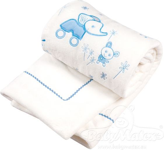 Baby Matex Pinni dětská deka Modrá - obrázek 1